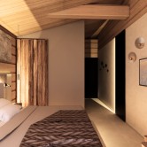 Arctic Deluxe Zimmer im Vaattunki Wilderness Resort.