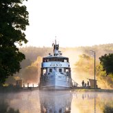 2-Tages-Schiffsreise von Söderköping nach Motala, Brückendeck