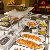 Abendessen Buffet an Bord der Silja Line