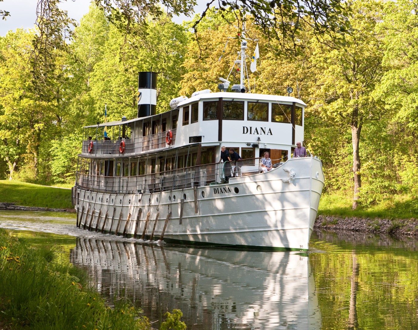 M/S Diana - Kabinen auf dem Brückendeck