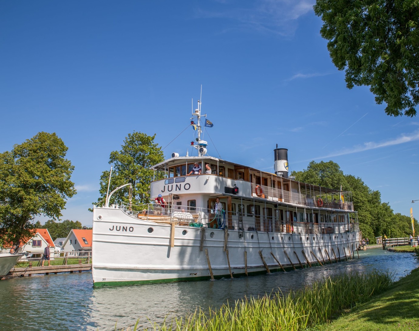 M/S Juno - Kabinen auf dem Brückendeck