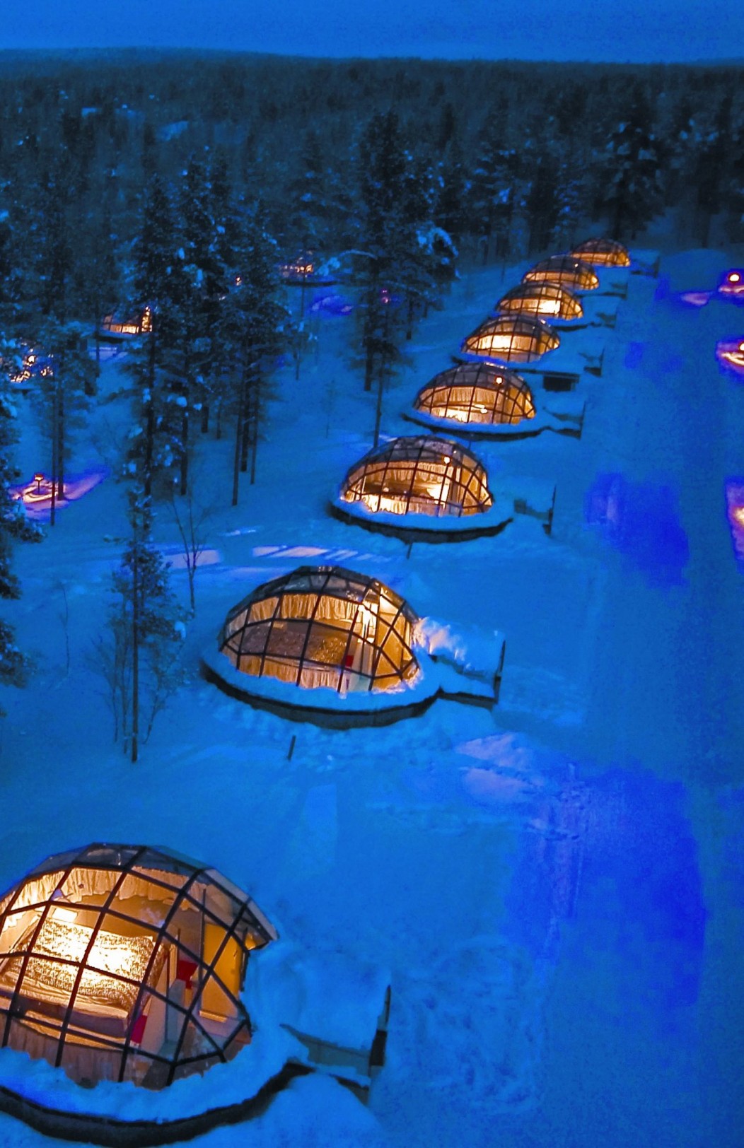 Glas-Iglu Auszeit in Kakslauttanen