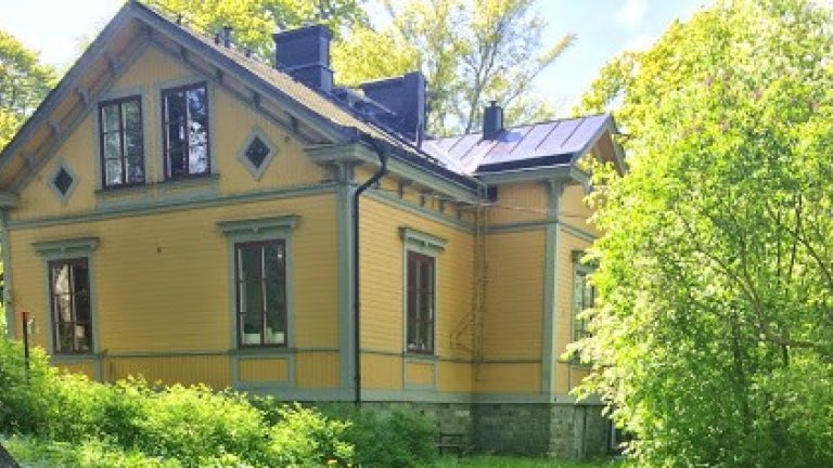 Bunte Häuser auf Djurgården
